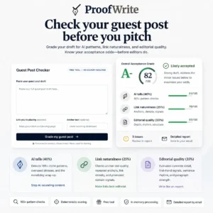 ProofWrite Guest Post Checker